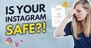 How to keep your Instagram account SAFE | Instagram security tips 2023