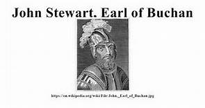 John Stewart, Earl of Buchan