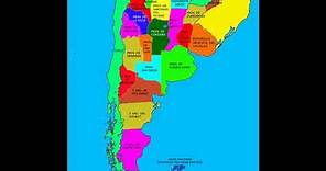 Evolución del mapa político de la Argentina 1862-2020