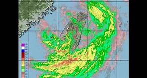 侵襲台灣之莫拉克MORAKOT颱風雷達回波圖影片-20090806-0810