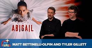 Meet the minds behind "Abigail": Matt Bettinelli-Olpin and Tyler Gillett