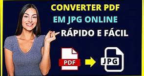 COMO CONVERTER PDF EM JPG ONLINE E GRÁTIS - como transformar pdf em jpg