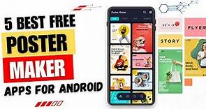 5 Best Free Poster Maker App for Android | Poster Maker App Without Watermark ✅ | Tutorial