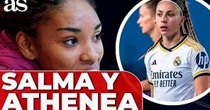 SALMA PARALLUELO responde a lo que dijo ATHENEA de REAL MADRID y FC BARCELONA