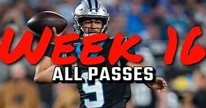 Bryce Young Week 16: All Passes