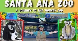 SANTA ANA ZOO - Tour of the 'Monkey Zoo of Orange County' - Family Fun Zoo & Park in Santa Ana, CA