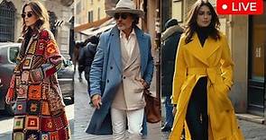 Start of Milan Fashion Week 2024. How people dress on Milan's most fashionable street. Street Style