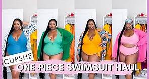 Cupshe Plus-Size One Piece Swimsuit Haul| Summer 2022| Swimsuit Try On| Simply Sonja
