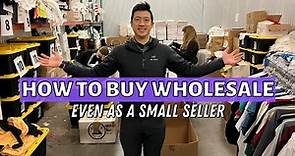 Buying Wholesale to Resell on EBAY / AMAZON - Where to Order Products Today