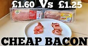 How good is ASDA JUST ESSENTIALS Bacon? food comparison
