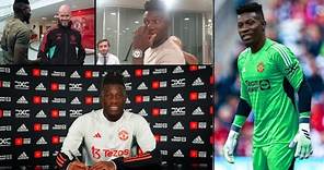 Andre Onana signed for Man United and first interview at Carrington today
