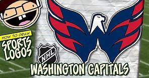 How to Draw the WASHINGTON CAPITALS Logo (NHL) | Narrated Easy Step-by-Step Tutorial
