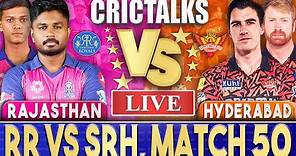 Live: RR Vs SRH, Match 50, Hyderabad | IPL Live Scores & Commentary | IPL 2024 | 3 Overs