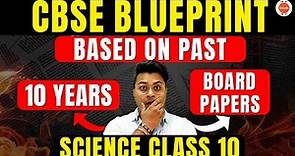 CBSE Class 10 Science Blueprint | Based on Analysis of Last 10 Years Board Papers | Genuine Info