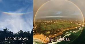 Full Circle Rainbow and Upside Down Rainbow