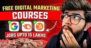 Top 5 Free Online Courses with Certificate | Best Online Courses in Digital Marketing