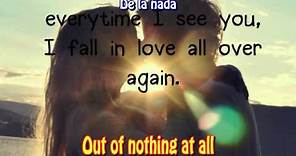 Making love out of nothing at all - Air Supply (Letras Ingles y Español)