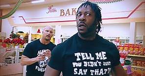 "Stone Cold" Steve Austin and Booker T brawl it out inside a grocery store