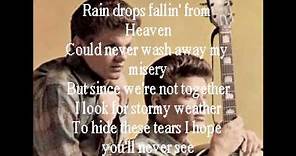 "Crying In The Rain" By: The Everly Brothers (Lyrics)