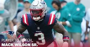 Mack Wilson Sr.: A Patriots Rising Defensive Playmaker | Player to Watch