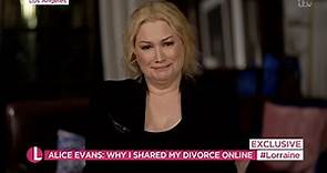 Alice Evans bursts into tears talking about divorce with Ioan