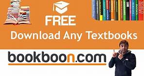 FREE any Textbooks using Bookboon