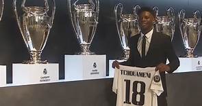 El primer día de Tchouaméni en el Madrid: ¡Hereda el dorsal de Bale!