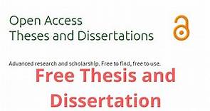 How To Search And Download From OATD ? | Free Thesis and Dissertations #QandAJunction