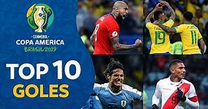 TOP 10 GOLES I COPA AMERICA BRASIL 2019