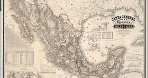 El mapa de México a través de la historia - Geografía Infinita