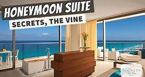 Honeymoon Suite Ocean Front | Secrets The Vine Cancun Resort | Full Walkthrough Room Tour | 4K