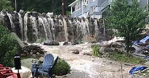 Watch: Flash floods sweep through Highland Falls, N.Y.