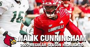 Malik Cunningham 2022 Regular Season Highlights | Louisville QB