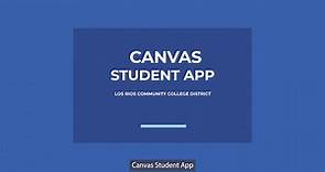 Canvas Student App