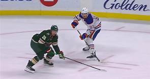 Filip Gustavsson with a Spectacular Goalie Save from Minnesota Wild vs. Edmonton Oilers