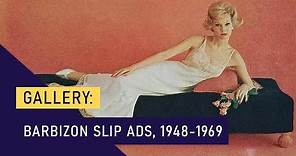 Barbizon vintage slips. Ads from 1948 to 1969.