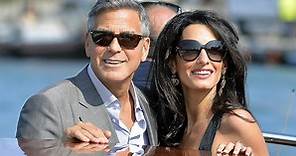 Actor George Clooney was married to Amal Alamuddin in an informal ceremony in Venice, Italy