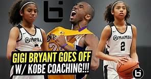 Kobe's Daughter Gigi Bryant GOES OFF w/ Kobe Coaching Against OLDER PLAYERS!!