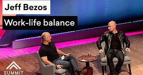 Work-life balance — Jeff Bezos