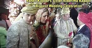 Ranbir Kapoor Sister Ridhima Kapoor BIGGEST Wedding Celebration | Rishi Kapoor | FLASHBACK