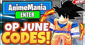 (JUNE 2021) ALL *NEW* SECRET OP CODES! Anime Mania Roblox