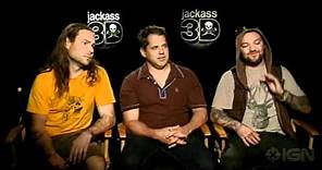 Jackass 3D Interview - Bam Margera Chris Pontius & Jeff Tremaine