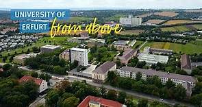 University of Erfurt from above