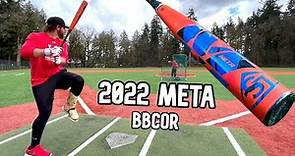 Hitting with the 2022 Louisville Slugger Meta BBCOR | Baseball Bat Review