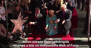 Hollywood honors Italian star Gina Lollobrigida