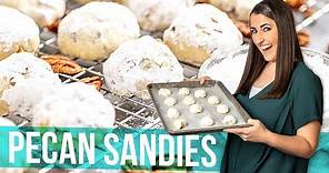 Easy Pecan Sandies (Mexican Wedding Cookies)