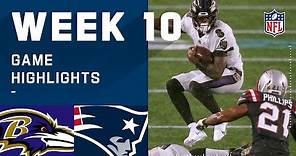 Ravens vs. Patriots Week 10 Highlights | NFL 2020
