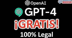 COMO tener CHAT GPT 4 GRATIS - En Español [Actualizado ] 100% Legal - Para PC y Android