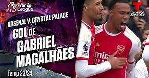 Goal Gabriel Magalhães - Arsenal v. Crystal Palace 23-24 | Premier League | Telemundo Deportes