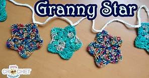 How To Crochet a Granny Star & Make a Garland / Bunting